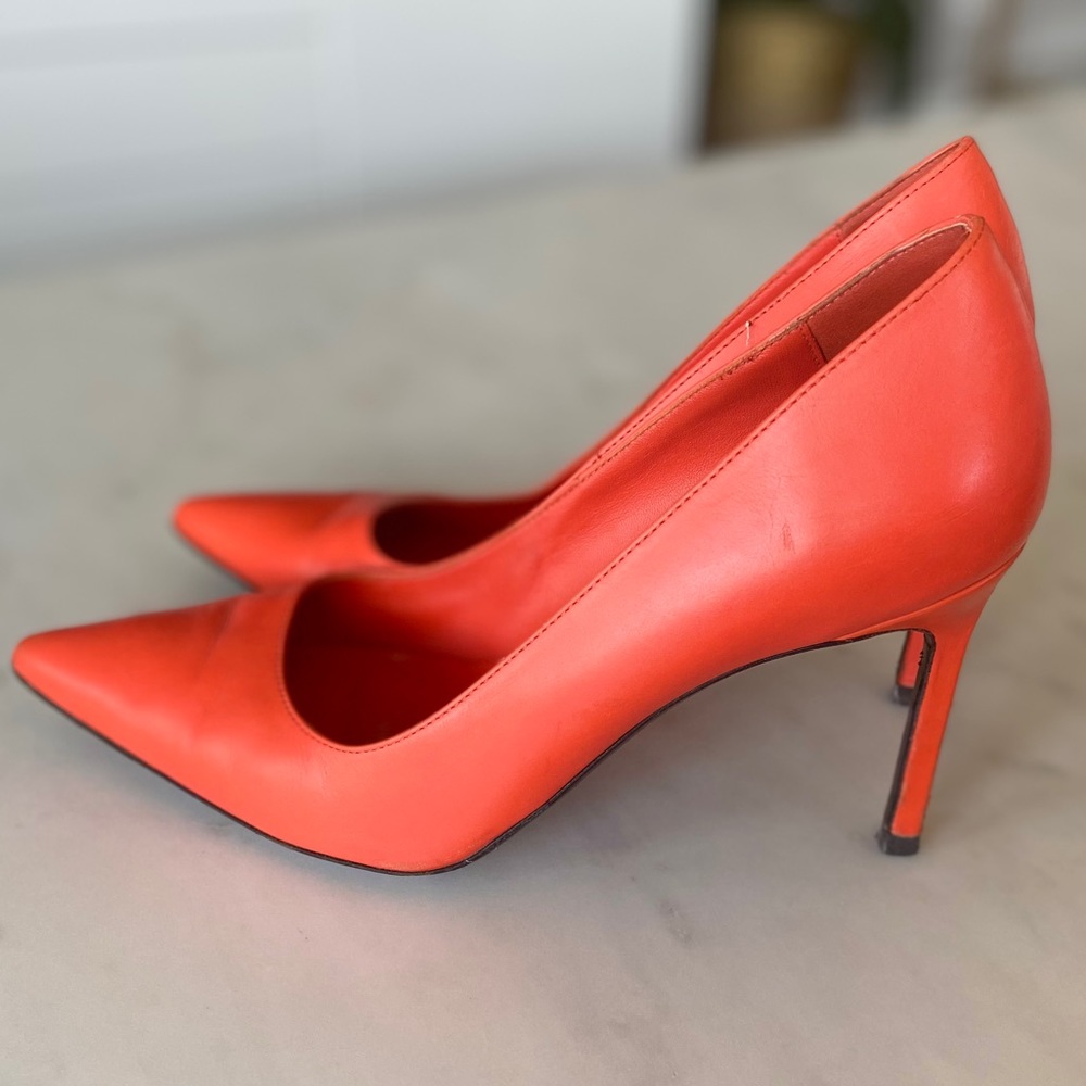 Via Spiga Orange Heels